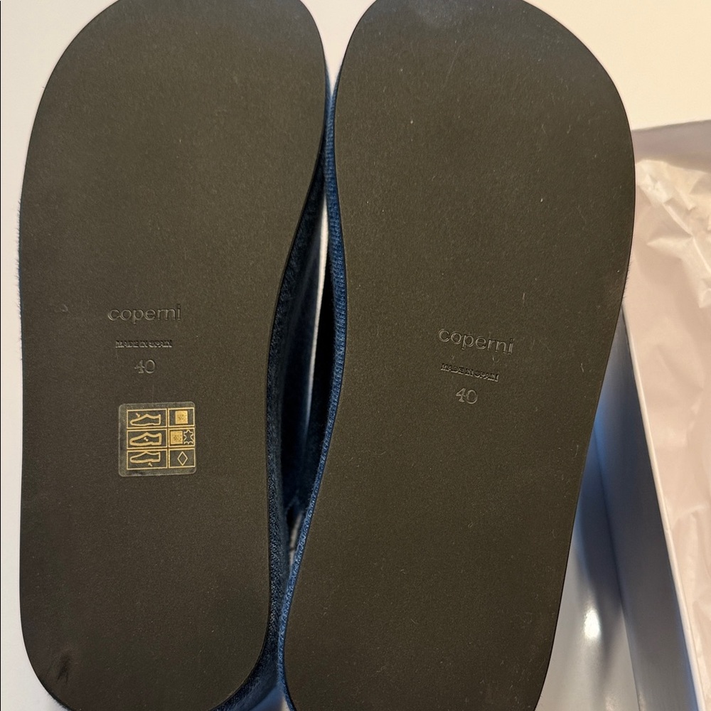 Coperni Blue Denim Slip-On Mules - Picture 4 of 6